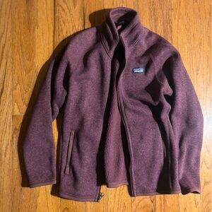 Patagonia Burgundy Fleece Jacket